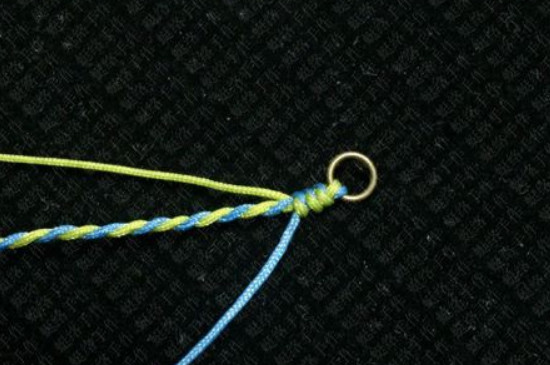两根绳子编手链简单
