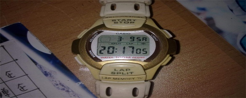 卡西欧5229手表怎么调时间