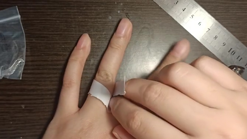 测量戒指尺寸的方法