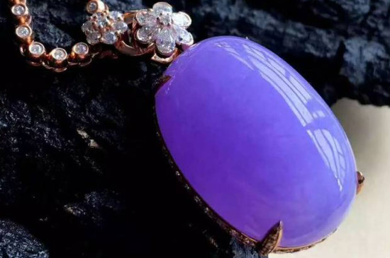 紫翠玉宝石激光图片