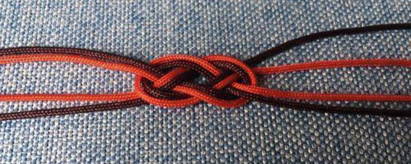 两条绳子编织吊绳方法图片