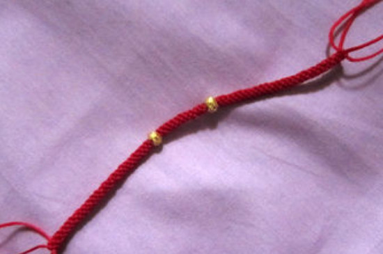 红绳子怎么编手链